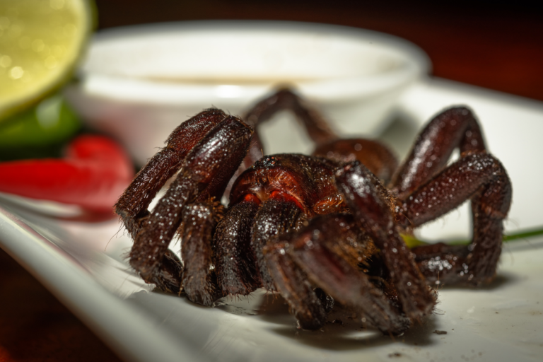 Fried Tarantulas: A Special Dish, in Cambodia